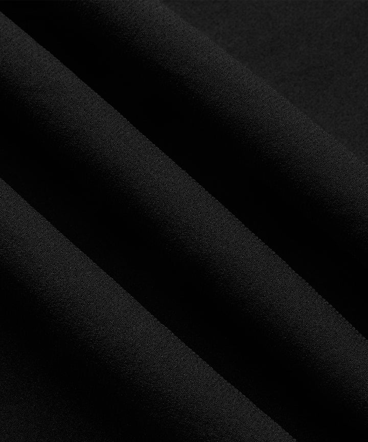 Elastic-waist suit slacks
