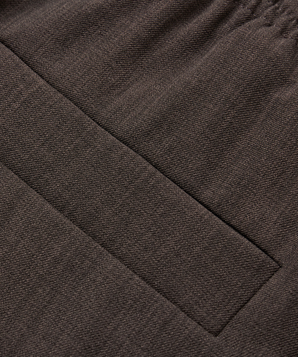 Beltless Woven Wide-Leg Shorts