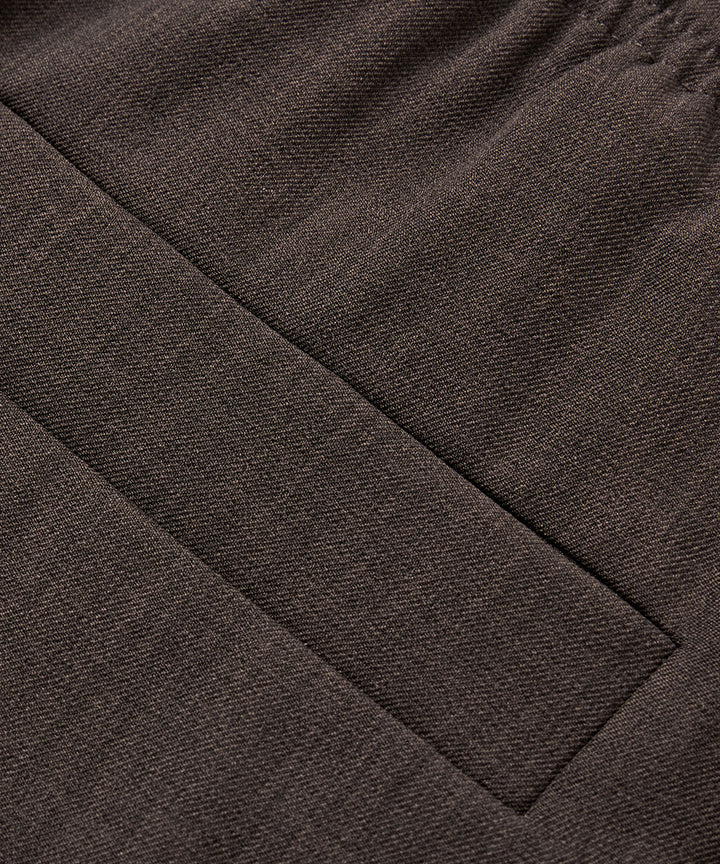 Beltless Woven Wide-Leg Shorts