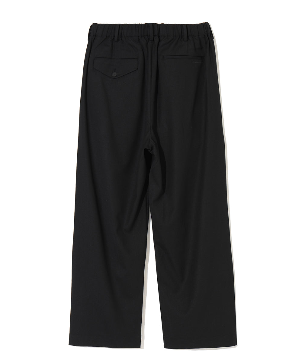 ELASTIC WAIST TUCK PANTS