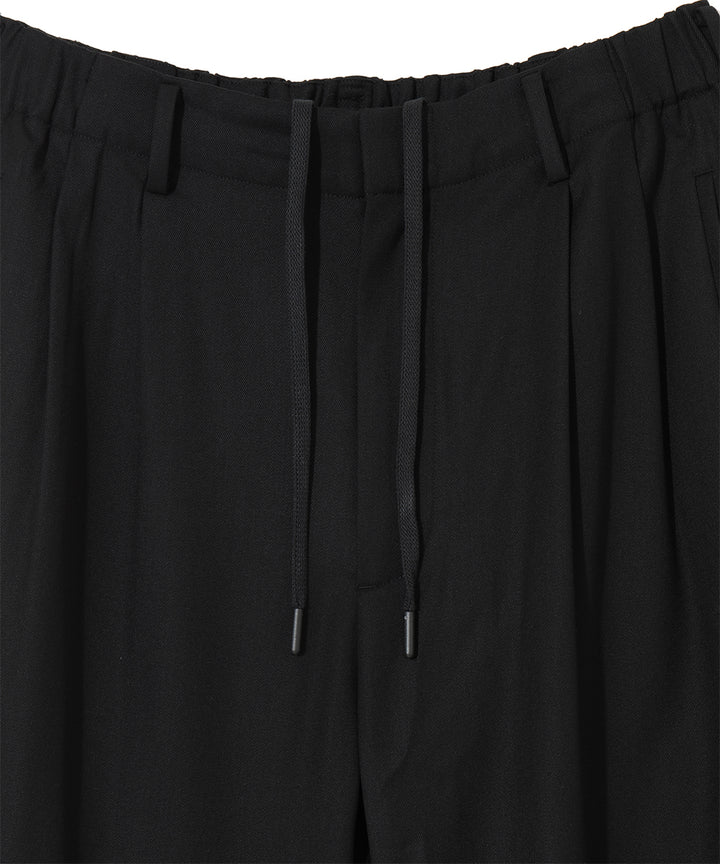 ELASTIC WAIST TUCK PANTS
