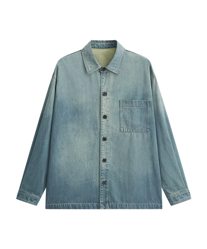 VELOUR SHIRT JACKET