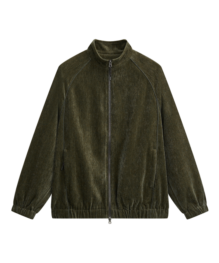CHENILLE STAND ZIP JACKET