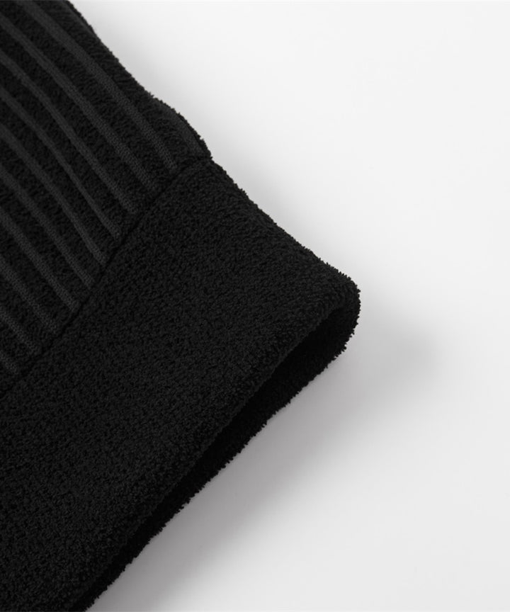 ZIP UP RIB KNIT