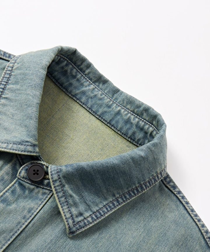 VELOUR SHIRT JACKET