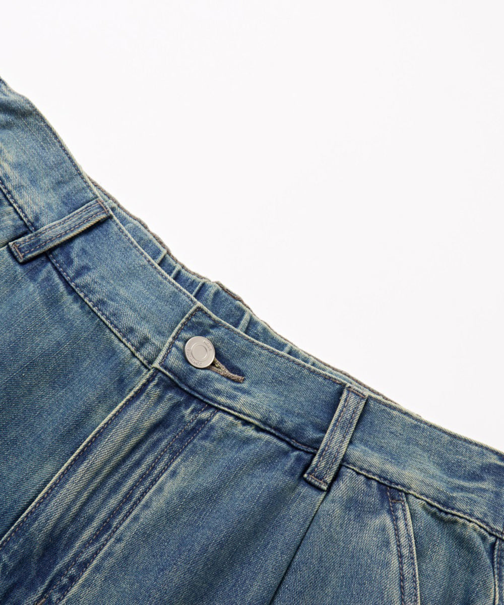 DENIM WIDE PANTS