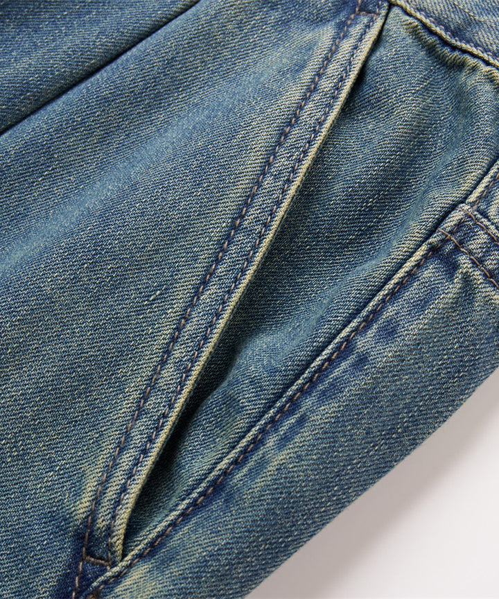 DENIM WIDE PANTS