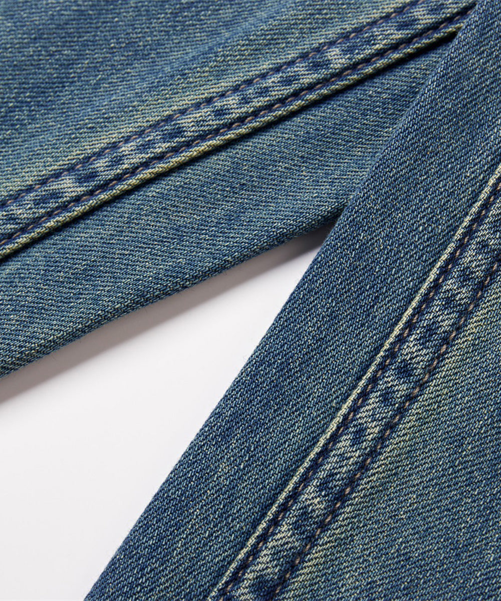 DENIM WIDE PANTS