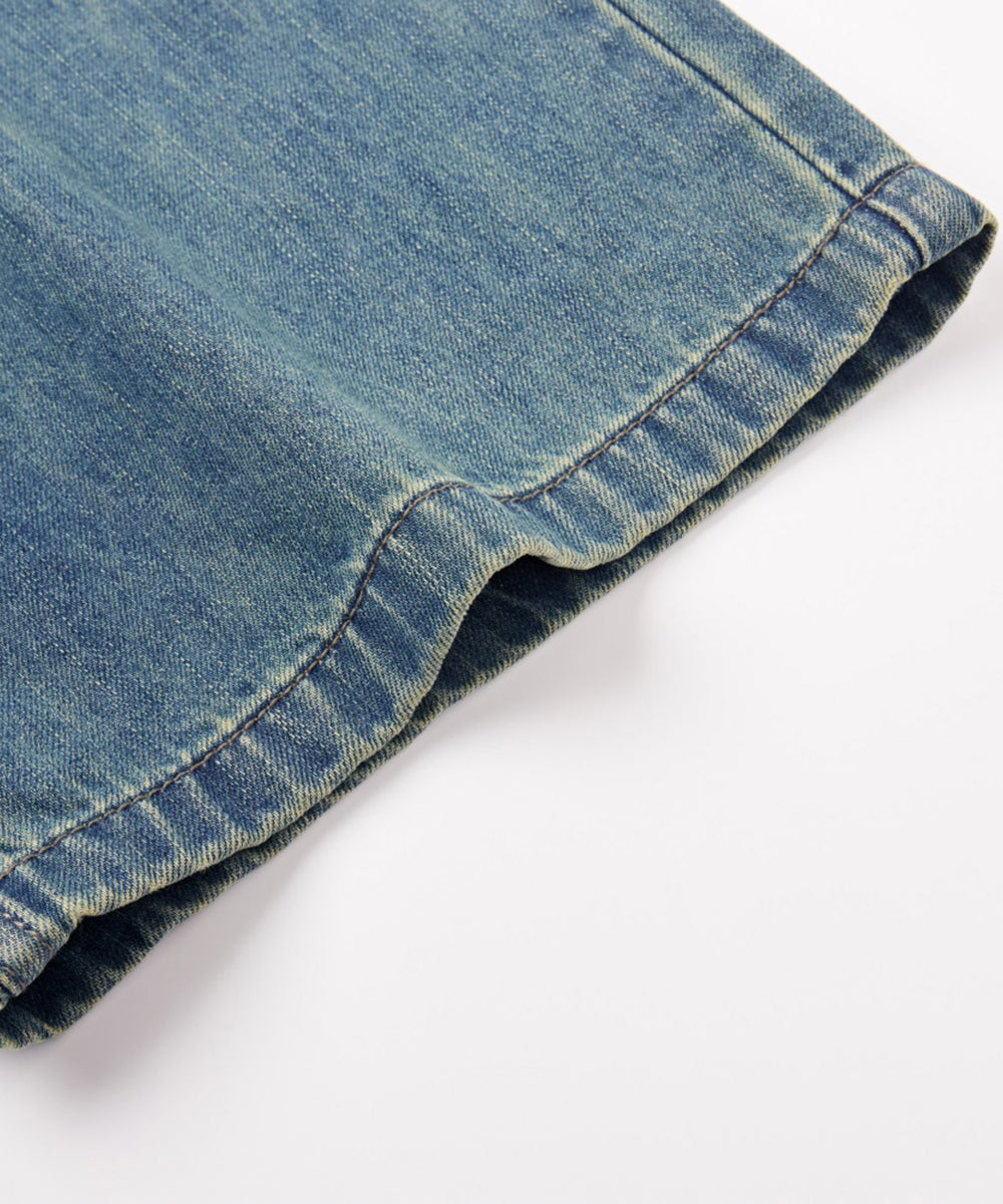 DENIM WIDE PANTS
