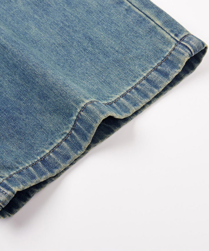 DENIM WIDE PANTS