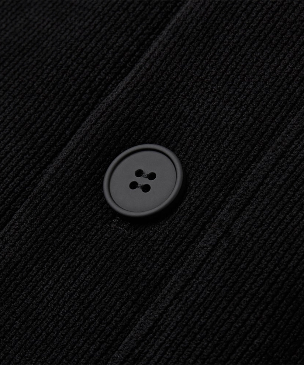CORDUROY COLLARLESS JACKET