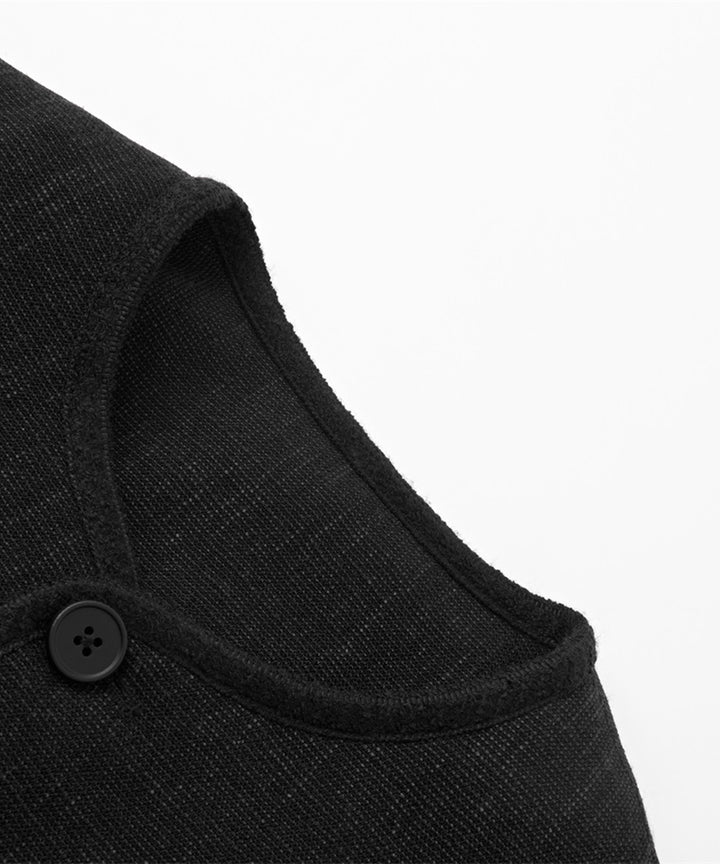 COLLARLESS JACKET