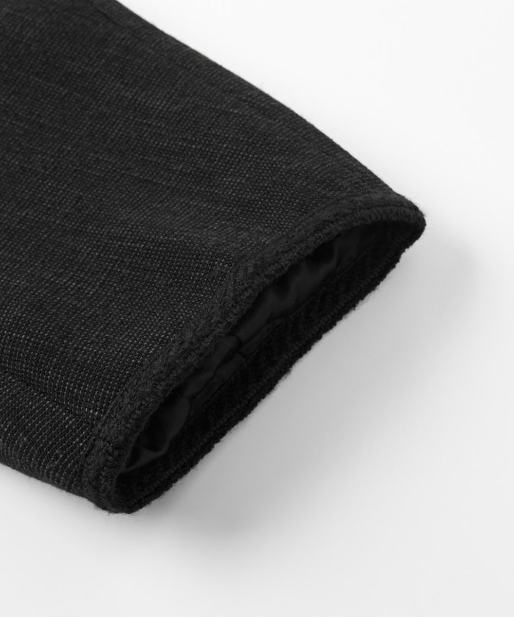 COLLARLESS JACKET