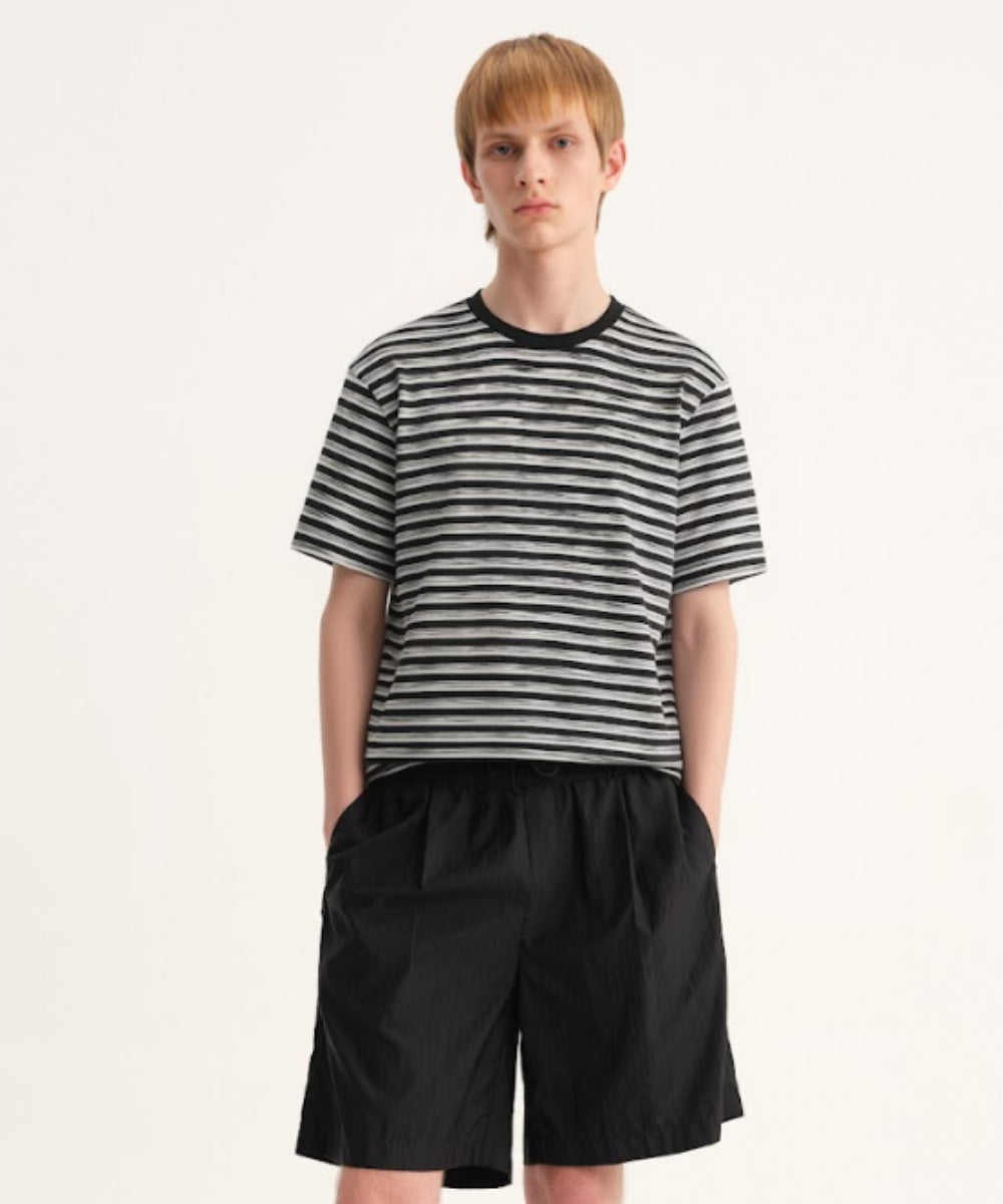 Border Crew Neck S/S T-Shirt